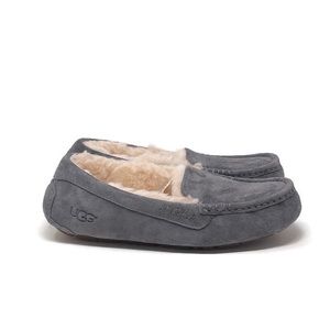 UGG Australia Womens Ansley Moccasin Slippers Gray